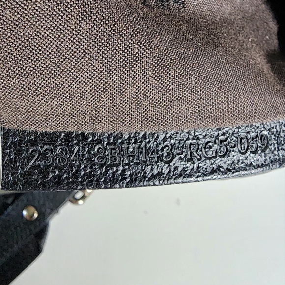 Fendi zip code hand bag. Nylon and leather - Picture 14 of 15